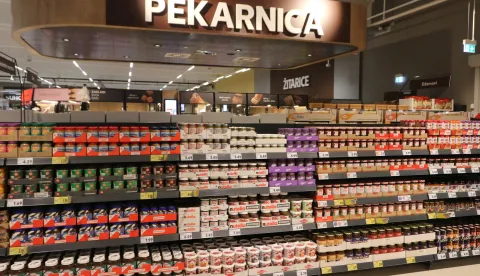 Osijek, 14. 10. 2025, Kaufland Retfala, obilazak Kauflanda pred sutra&scaron;nje otvorenje. Trgovina, proizvodi, police, ilustracijasnimio GOJKO MITIĆ