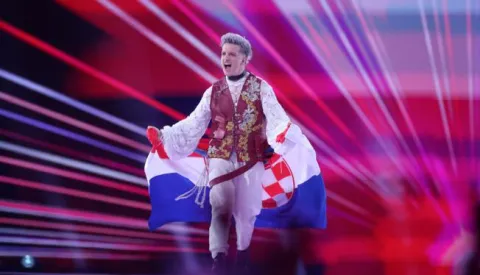 11.05.2024. Malmo, Svedska - Finalna vecer Eurosonga. Baby Lasagna Photo: Sanjin Strukic/PIXSELL