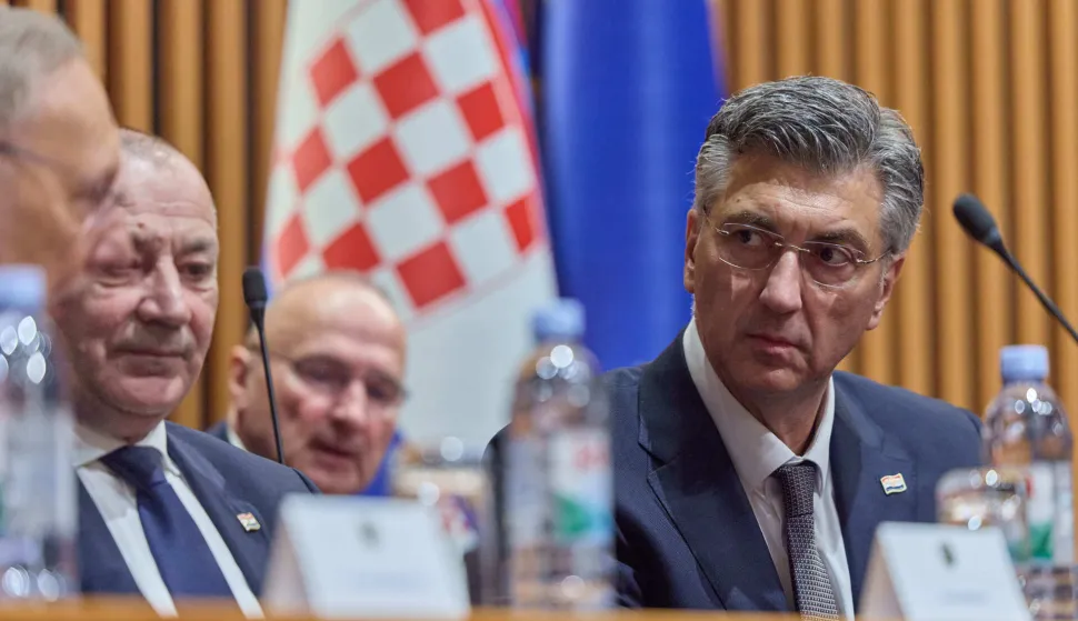 Zagreb, 08.04.2026. - Aktualnim prijepodnevom započela je 10. sjednica Hrvatskog sabora.Na fotografiji Andrej Plenković.foto HINA/ Edvard &Scaron;U&Scaron;AK/ es