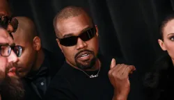 Kanye West walking on the red carpet during the?67th Grammy Awards held at?Crypto.com Arena in Los Angeles, CA on February 2, 2025. (Photo by Elyse Jankowski/Sipa USA) Photo: Sipa USA/SIPA USA