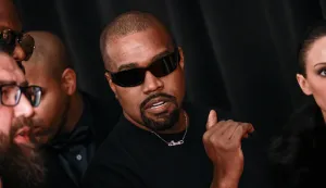 Kanye West walking on the red carpet during the?67th Grammy Awards held at?Crypto.com Arena in Los Angeles, CA on February 2, 2025. (Photo by Elyse Jankowski/Sipa USA) Photo: Sipa USA/SIPA USA