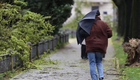 Zagreb, 27.03.2026 - Posljedice nevremena u Zagrebu.foto HINA/ Damir SENČAR/ ds