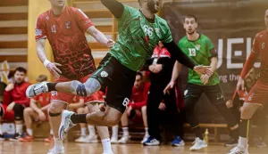 Filip Krivokapić postigao je devet pogodaka za Bjelin-Spačvu u Poreču