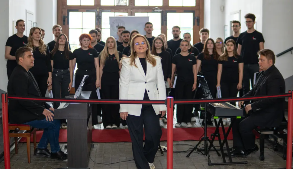 Osijek, 20. 4. 2026., Otvorenje Festivala znanostiFestival znanosti; Rektorat; znanost; fakulteti; studenti; otvorenje