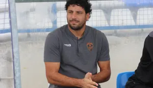 Osijek, 10. 09. 2024, Stadion Gradski vrt. SuperSport Hrvatski nogometni kup 24/25, 1/16 finala. Zrinski - &Scaron;ibenik. Trener &Scaron;ibenika, Marko Carević.snimio GOJKO MITIĆ