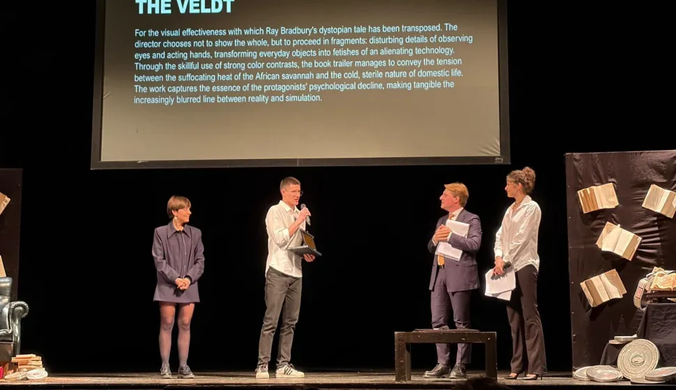 Dominik Mataković na dodjeli nagrade 