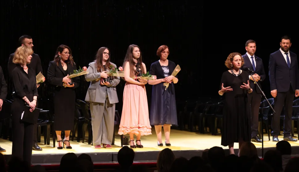 20.04.2026.,Split-Dodjelom nagrada Marin Drzic i prigodnim obracanjima zapoceli 36. Marulicevi dani na kojima ce se ove godine prikazati 13 predstava. Photo: Ivo Cagalj/PIXSELL