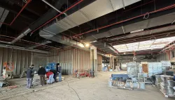 Klisa, 24. 02. 2026., Zračna luka Osijek, ZLO, obilazak, radovi, terminal, unutranji, vanjski, građevinski radoviSNIMIO BRUNO JOBST