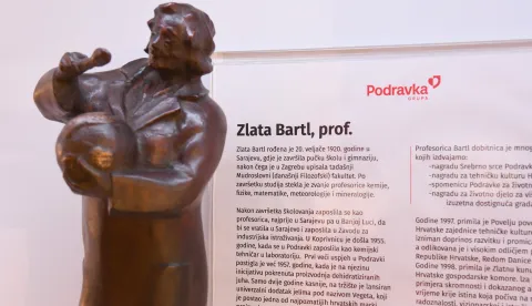 25.03.2025., Koprivnica - Kompanija Podravka je predstavila program Zaklade 'Zlata Bartl'. Kao drustveno odgovorna kompanija, Podravka ce i kroz rad Zaklade promicati vaznost ulaganja u znanost i obrazovanje te pruziti podrsku izvrsnim studentima i ucenicima. Zakladu je predstavila predsjednica Uprave Martina Dalic. Photo: Damir Spehar/PIXSELL/PIXSELL