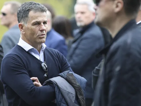 Zagreb, 10.04.2026. - Posljednji ispraćaj Vlatka Cvrtile na Krematoriju. Na fotografiji Zoran Primorac. foto HINA/ Lana SLIVAR DOMINIĆ/ lsd