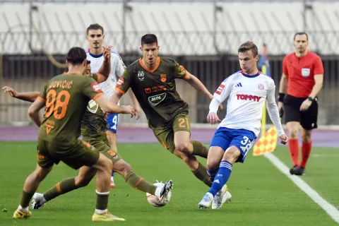 Split, 21.04.2026. Utakmica 31. kola HNL-a Hajduk - Osijek. foto HINA/ Mario Strmotić/ ms