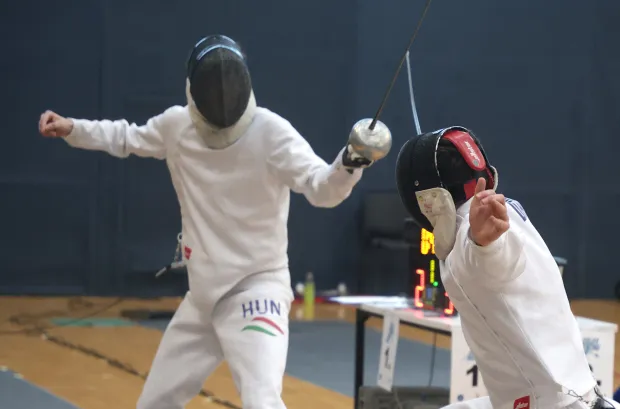 Osijek, 19. 04. 2026., Dvorana Gradski vrt, 9. Osijek Fencing Cup, međunarodni turnir, mačevanjeSNIMIO BRUNO JOBST
