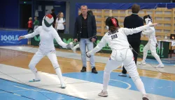 Osijek, 19. 04. 2026., Dvorana Gradski vrt, 9. Osijek Fencing Cup, međunarodni turnir, mačevanjeSNIMIO BRUNO JOBST