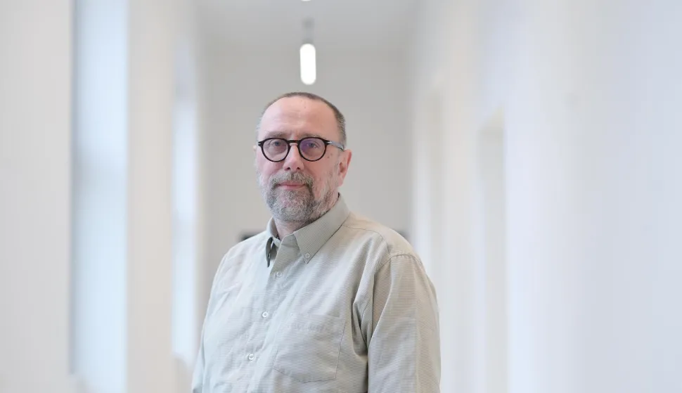 12.02.2025., Zagreb- Profesor Tomislav Pletenac, etnolog, kulturni antropolog i prodekan Akademije likovnih umjetnosti. Photo: Sandra Simunovic/PIXSELL