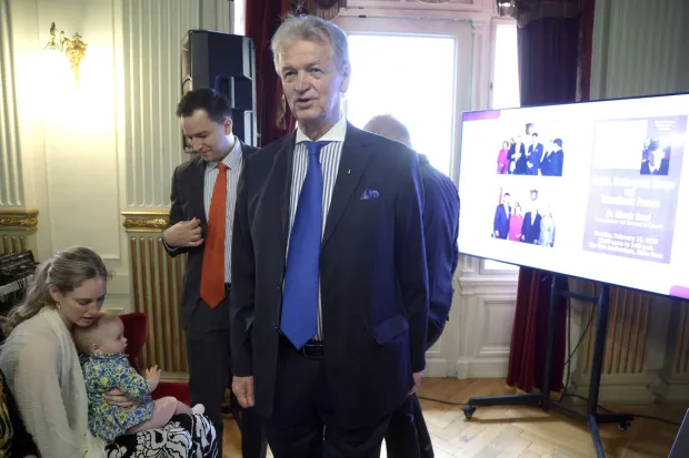 Zagreb, 22.04.2026 - Predstavljanje knjige Miomira Žužula "Dayton: Diplomacija - druga strana rata. Na fotografiji Miomir Žužul.foto HINA/ Denis CERIĆ /dc