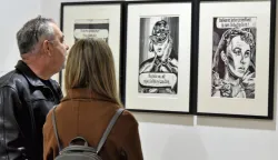 kultura...vinkovci...08.03.2024.duga ulica 18/a; otvorenje izlozbe "one su tu";foto Gordan Panić