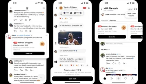 &ldquo;Live chat&rdquo; na mreži Threads za praćenje događaja uživo