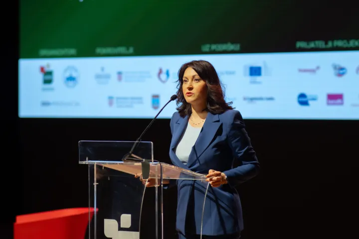 Osijek, 23. 4. 2026., Foodcooltour konferencija o hraniNata&scaron;a Trami&scaron;ak; Foodcooltour; HAPIH; hrana; konferencija; paneli; govornici; panelisti; posjetitelji; sudionici