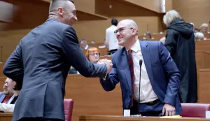 14.03.2025., Zagreb - Na prvom glasovanju nakon uhicenja pa pustanja zastupnika Domovinskog pokreta Josipa Dabre potvrdjeno je da vladajuca vecina ima potreban broj ruku za funkcioniranje. Photo: Patrik Macek/PIXSELL