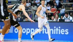 24.12.2023., Zadar - Utakmica 13. kola AdmiralBet ABA lige izmedju Zadra i Partizana. Luka Bozic Photo: Sime Zelic/PIXSELL