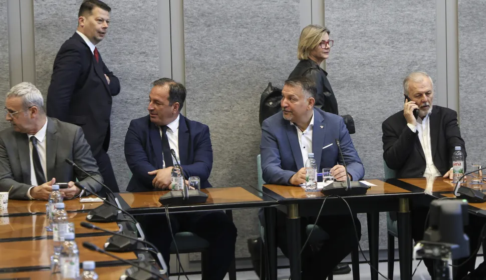 Zagreb, 24.04.2026 - Hrvatski sabor, sjednica Odbora za Ustav, Poslovnik i politički sustav.foto HINA/ Admir BULJUBA&Scaron;IĆ/ abu