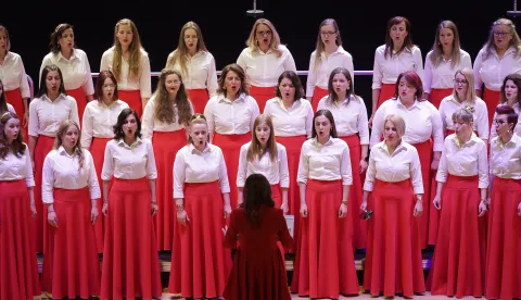 Osijek, 25. 04. 2026., KC, Koncertna dvorana Franjo Krežma, Međunarodno zborsko natjecanje, Polifonia mundi, Zborski maraton, revijalni program, svečana dodjela nagrada, Antoaneta Radočaj-Jerković SNIMIO BRUNO JOBST