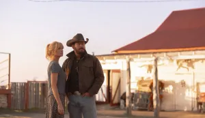 L-R: Kelly Reilly as Beth Dutton and Cole Hauser as Rip Wheeler in Dutton Ranch, episode 8, season 1, streaming on Paramount+, 2026. Photo Credit: Emerson Miller/Paramount+.Ranč Dutton