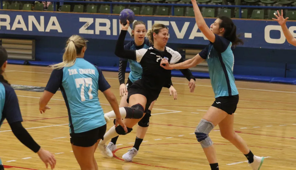 Osijek, 10. 01. 2026, SD Zrinjevac, rukomet. Osijek - Zrniski, Prva liga rukometa&scaron;ica.snimio GOJKO MITIĆ