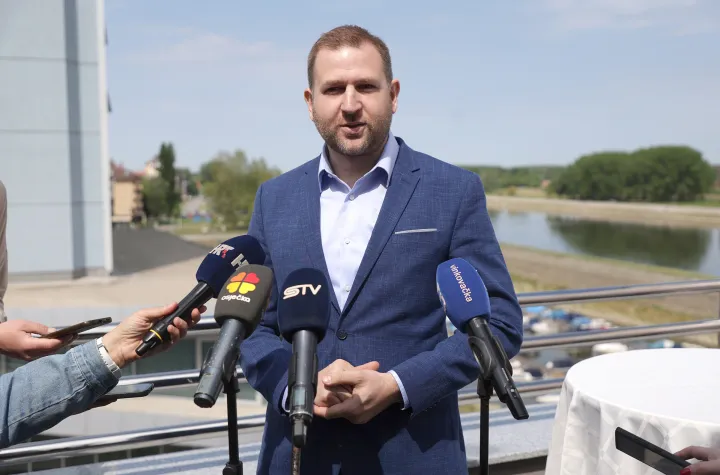 Osijek, 27. 04. 2026., Lučki prilaz 1, Akademis, Vinski mjesec, konferencija za medije, press, Mislav Mati&scaron;ić SNIMIO BRUNO JOBST