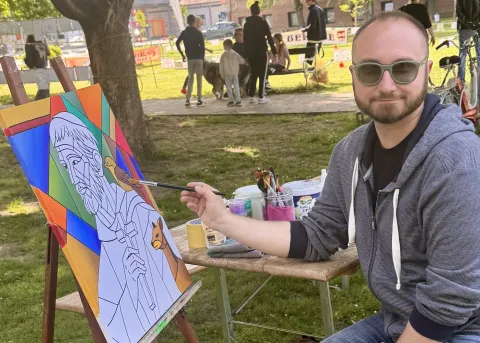 Bel-art slikao u povodu 60. jubileja župe