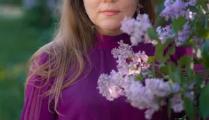 ljubičasta haljina