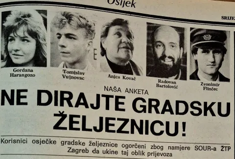 Osamdesete su bile godine - vlakoviOsijek