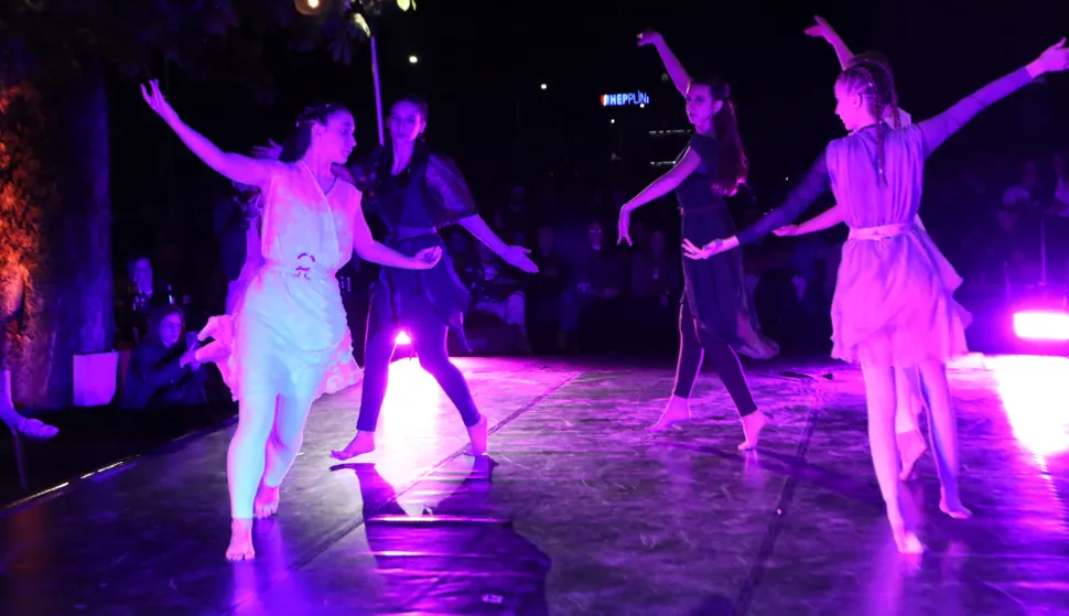 Osijek, 28. 04. 2026, Terasa Campus Caffea. Zavr&scaron;na izvedba III, PlesOs festivala. snimio GOJKO MITIĆ