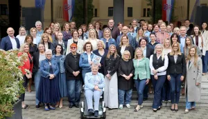 29.04.2026., Zagreb - Uoci obiljezavanja Medjunarodnog dana borbe protiv okrivljavanja zrtava seksualnog nasilja, "Denim Day" potpredsjednica Hrvatskoga sabora Sabina Glasovac u suradnji s Odborom za ravnopravnost spolova, Zenskom sobom i magazinom Story organizira je okrugli stol pod nazivom: "NAPAD nakon NAPADA: kako pruziti podrsku zrtvama seksualnog nasilja?". Photo: Patrik Macek/PIXSELL