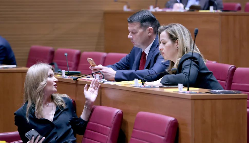 29.04.2026., Zagreb - Sabor je 10. sjednicu nastavio raspravom o izboru troje sudaca Ustavnog suda Republike Hrvatske. Photo: Patrik Macek/PIXSELL