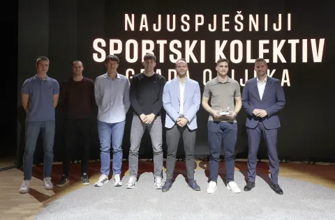 Osijek, 29. 04. 2026., KC, Koncertna dvorana Franjo Krežma, Sporta&scaron; godine 2025., Sporta&scaron; godine, svečanost, Mursa-Osijek; Ivan RadićSNIMIO BRUNO JOBST