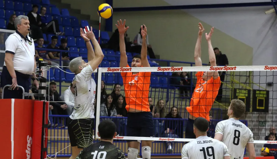 Osijek, 29. 04. 2026, SD Jug 2, odbojka, Mursa Osijek - Mladost Zagreb, doigravanje za prvaka Hrvatske.snimio GOJKO MITIĆ