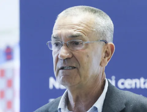 Zagreb, 30.04.2026. - Predstavljeni rezultati OECD-ova&nbsp;Istraživanja općega pedago&scaron;kog znanja učitelja u prostoru Nacionalnoga centra za vanjsko vrednovanje obrazovanja. Na fotografiji ravnatelj NCVVO-a Vinko Filipović. foto HINA/ Lana SLIVAR DOMINIĆ/ lsd