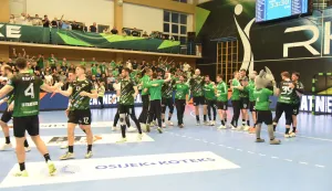 Sportska dvorana OS kralja Tomislava, Nasice - EHF Europska liga, prva utakmica cetvrfinala, RK Nexe - THW Kiel. TRAVANJ 2026FOTO: RK NEXE