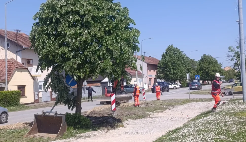 Radovi u Vinkovačkoj ulici, travanj 2026.foto: Marija Le&scaron;ić Omerović