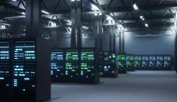 Modern data center providing cloud services, enabling businesses to access computing resources and storage on demand over internet. Server room infrastructure 3D render animation Projekt AI razvojnog i inovacijskog centra Topusko &ndash; Projekt Pantheon, vrijedan vi&scaron;e od 50 milijardi eura, predstavljen je u utorak u okviru poslovnog foruma Inicijative triju mora u Dubrovniku, a potpisano je i pismo namjere između investitora i Končar Grupe.