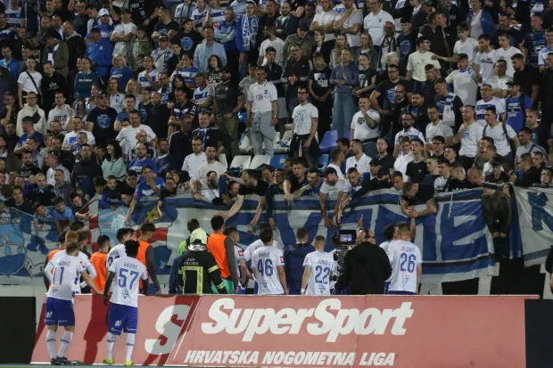 Osijek, 02.05. 2026, Stadion Gradski vrt, nogomet, Vukovar - Osijek, SuperSprot HNL 25/26. Kohorta, navijači.snimio GOJKO MITIĆ