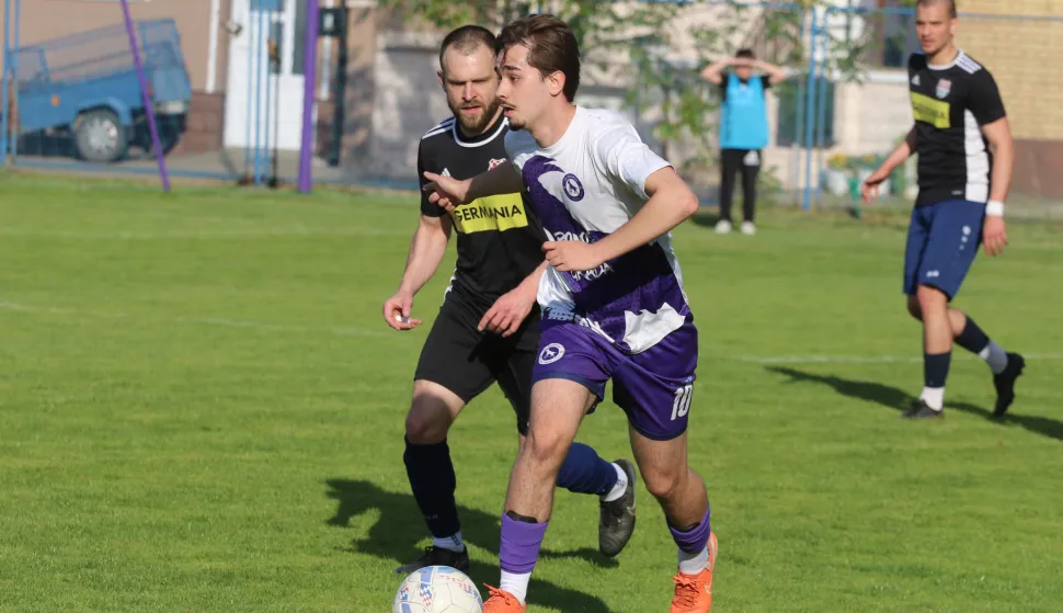 Osijek, 02.05. 2026, Igrali&scaron;te na Zelenom Polju, nogomet, Olimpija - Mladost Sloga (Draž), Prva ŽNL Osječko - baranska.snimio GOJKO MITIĆ