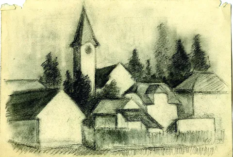 Julije Knifer, Stenjevec, 1952.
