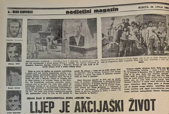 Osamdesete su bole godine...tema: Omladinske radne akcije