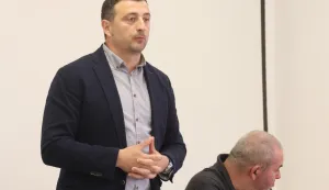 Osijek, 05. 05. 2026, Kuća nogometa, Kupsak ulica. Izvanredna izborna skup&scaron;tina Nogometnao sredi&scaron;ta Osijek...snimio GOJKO MITIĆ