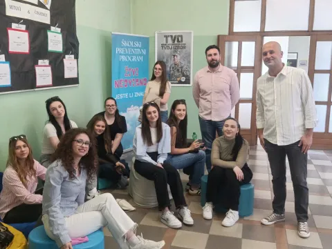 Gimnazijalke su predstavljale &scaron;kolufoto: Marija Le&scaron;ić Omerović