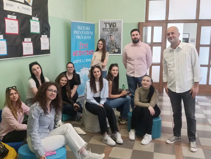 Gimnazijalke su predstavljale &scaron;kolufoto: Marija Le&scaron;ić Omerović