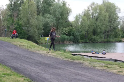 Osijek, 09. 05. 2026, Bajer, Jug 2. Obilazak početka radova na uređenju Sportsko - rekreacijskog centra Bajer na Jugu 2. snimio GOJKO MITIĆ