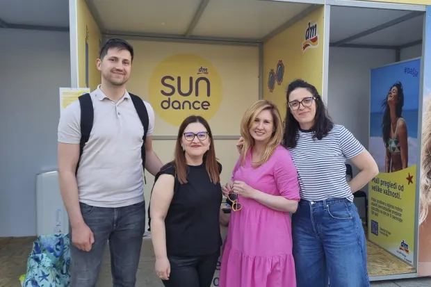 dm, "Za&scaron;titi se&hellip; i uživaj na suncu", dermatolo&scaron;ki pregled, Filip Čurić. Maja Levak Tolu&scaron;ić, Marija &Scaron;ola, Vera Plužarić